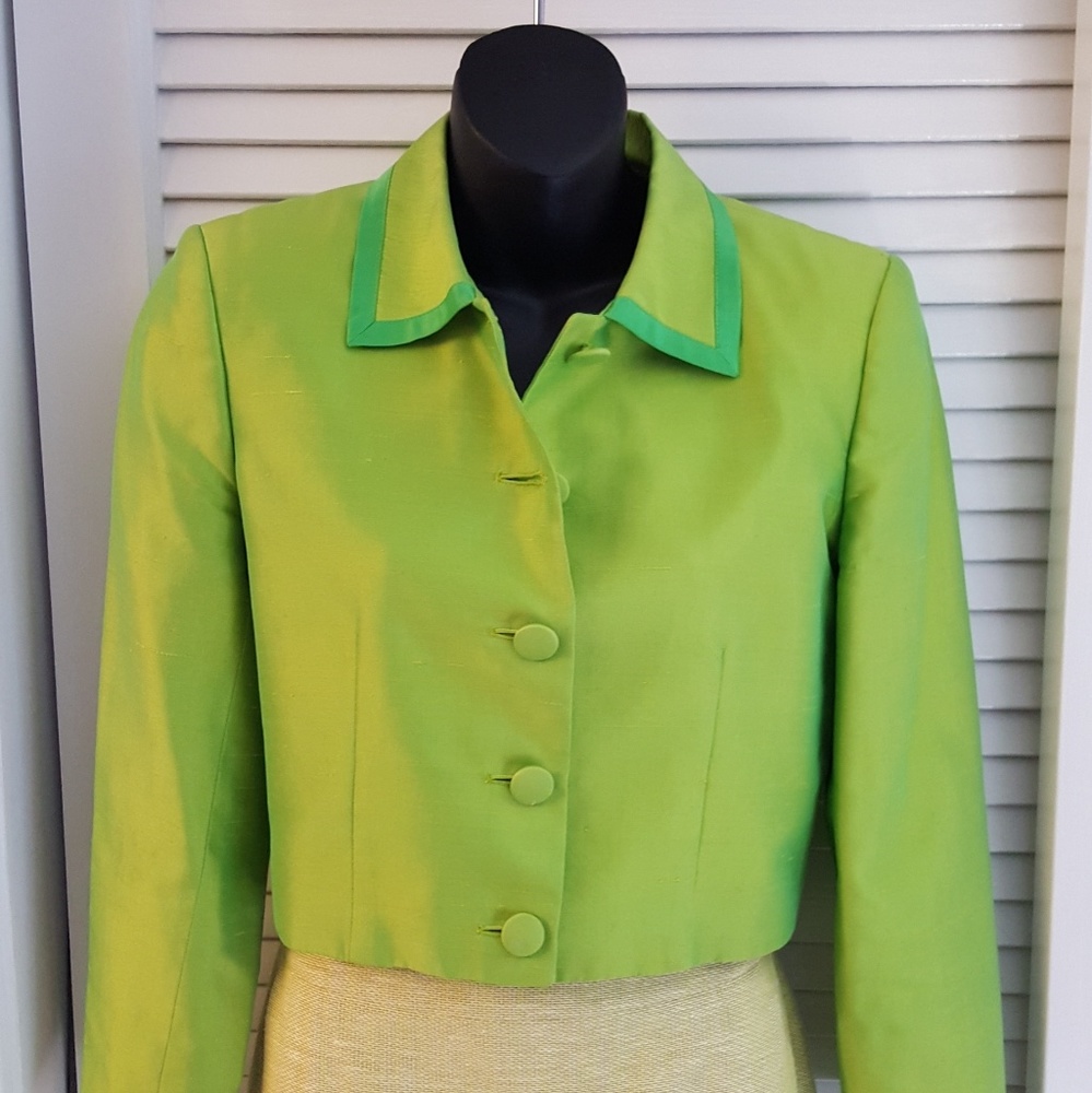 Henri Bendel New York Green Blazer